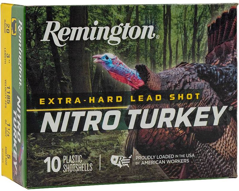 Nitro Turkey, 20 Gauge, 5 Shot, 3 in, 1 1/4 oz, 1185 fps